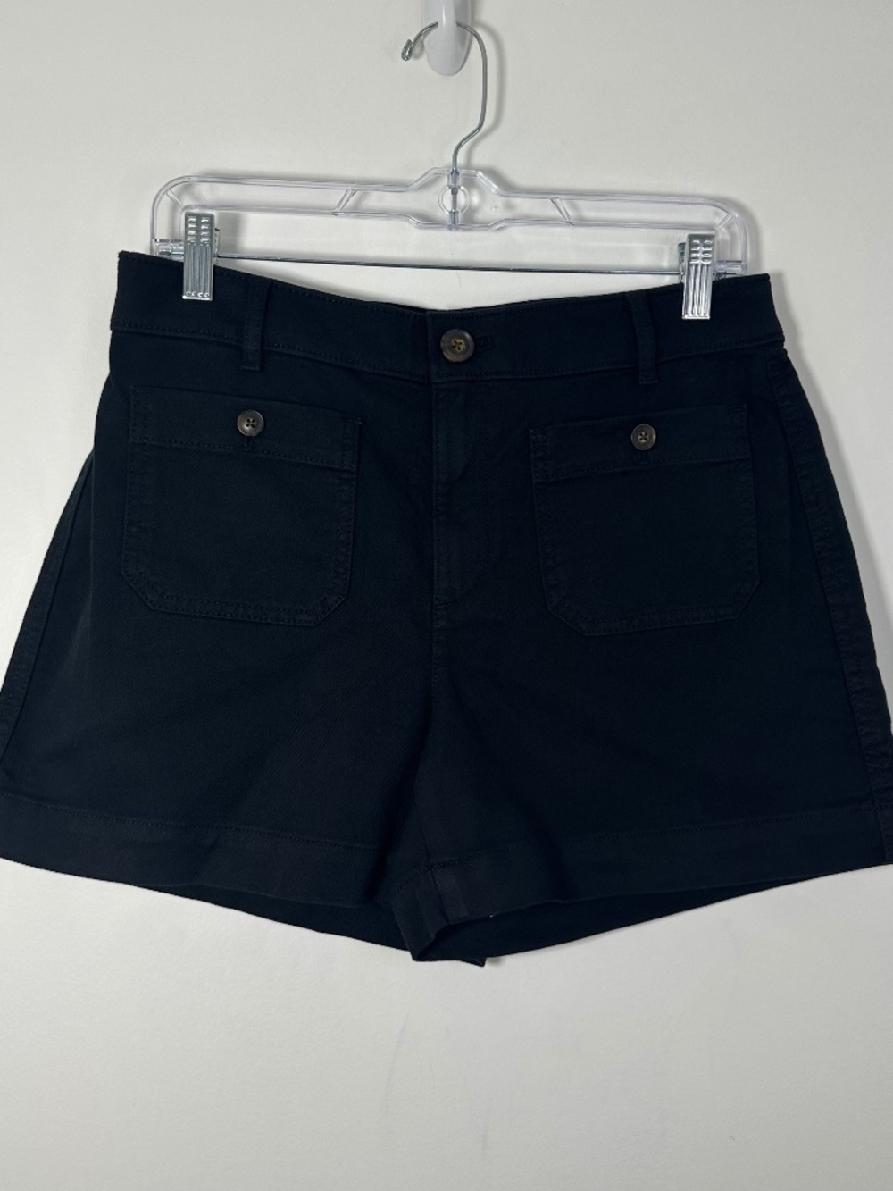 NEW Loft Women’s Size 4 High-Rise Curvy The Palmer Short Black Summer NWT